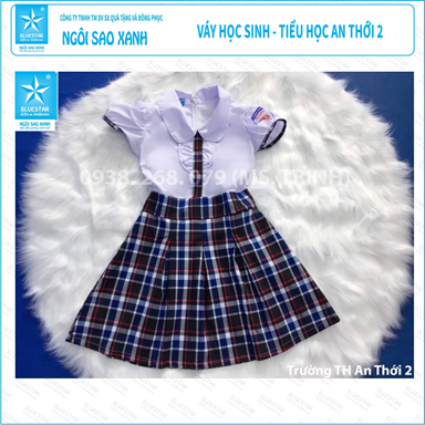 VÁY HỌC SINH - TIỂU HỌC AN THỚI 2